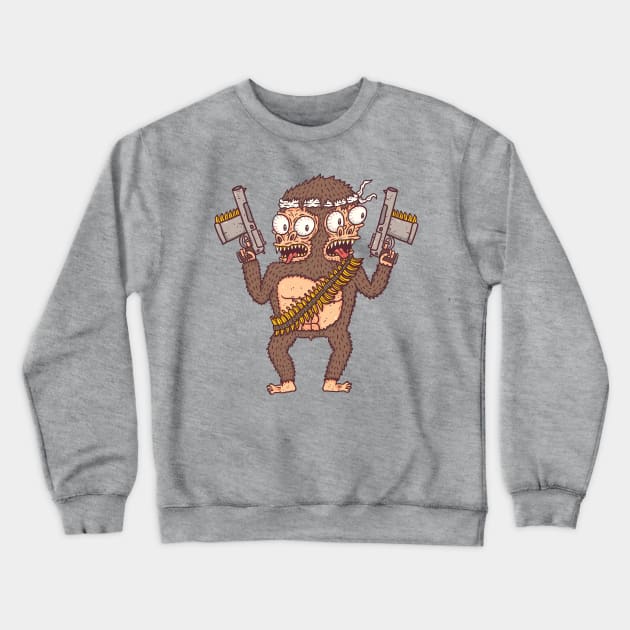 Guerella Gorilla Crewneck Sweatshirt by hex